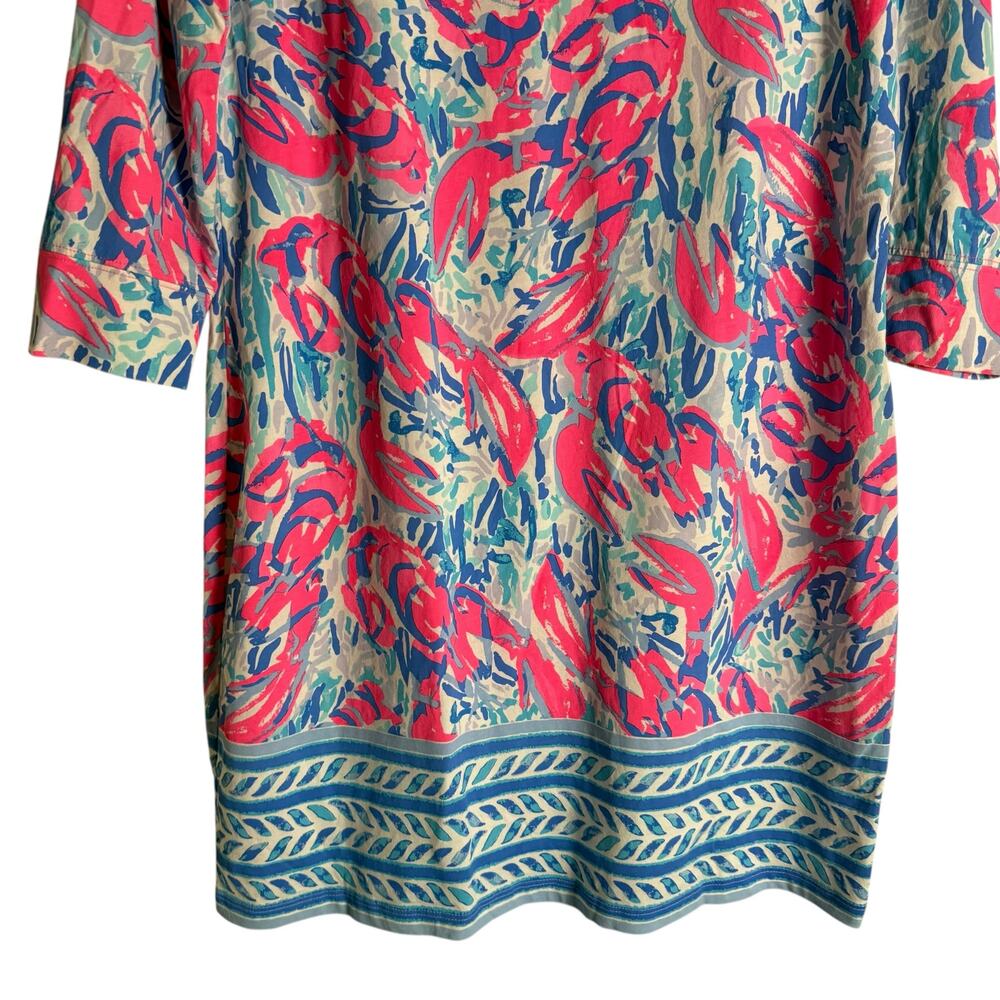 Lilly Pulitzer Marlowe Boatneck T-Shirt Shift Mini Dress  Large - Picture 6 of 9